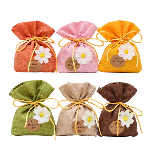 Scented Sachet Air Fresheners Car Freshener Traditional Perfume Sachet With Linen Bag Pouches