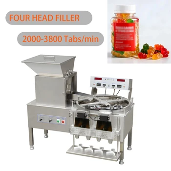 Semi Auto Table Top Counting And Semi Automatic Desktop Gummy Counter Machine