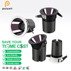 Modern Indoor Spotlights for Indoor Environments High Color Rendering Index Full-Spectrum Eye Protection Technology Adjustable