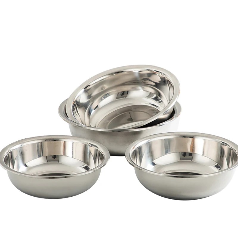 Multi Functional Stainless Steel Bowl Set Mixing Bowls Salad Stainless Steel Large Big Basin
