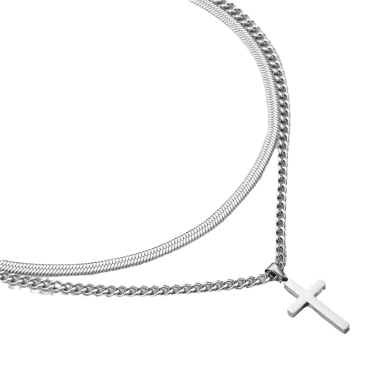 ★Hei★ cross chain necklace ★韓国人気★ Cross Pendant Necklace | Cross Necklace Womens | Pendants