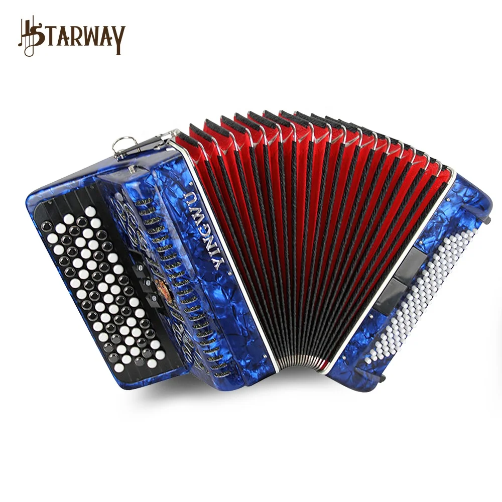Parrot Accordion - 69 Keys Diatonic Instrument for Beginners