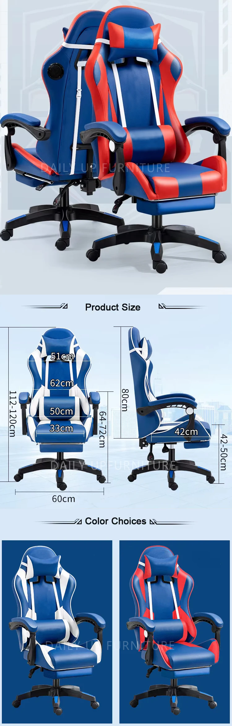 gaming chair,rgb gaming chair , gaming table and chair set