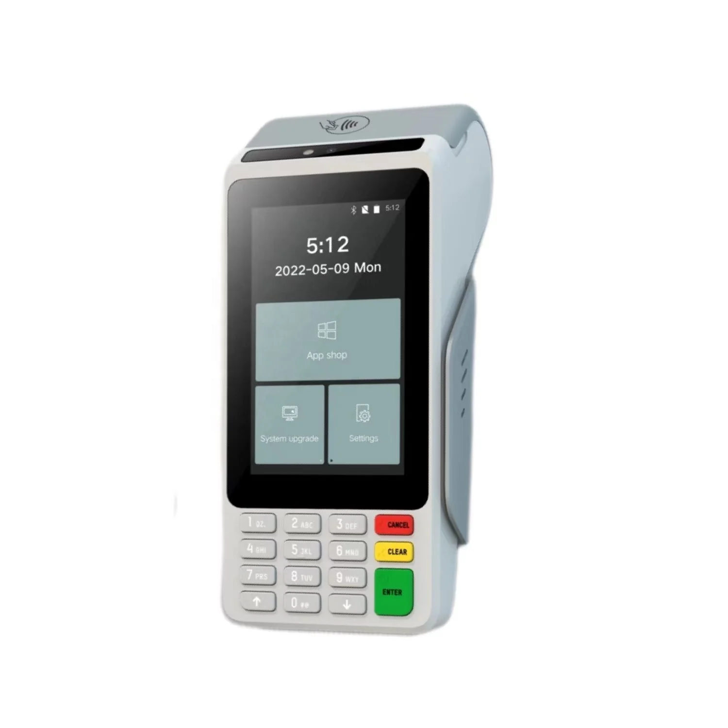 Handheld Pos Restaurant Machine with Printer Android 11 System Smart Pos Terminal with QR Scanner Bank Card Reader Device