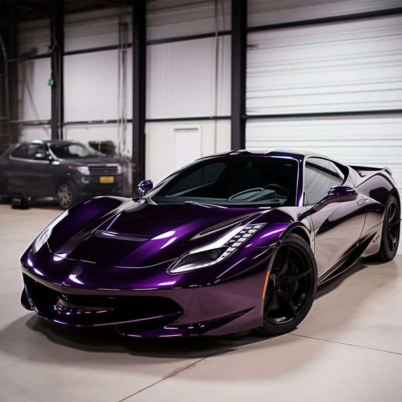 Shop Our Factory Price 1.52*17m Midnight Purple Vinyl Wrap