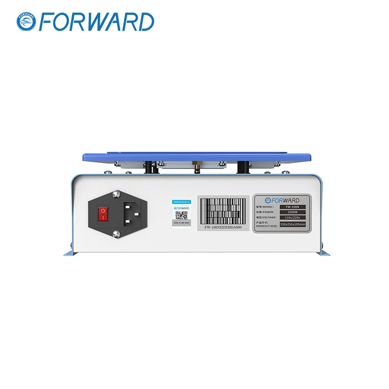 FORWARD High Quality FW-108N 15 " Manual Built-in Dual Pump Separator LCD Vacuum Separator Manufacturer