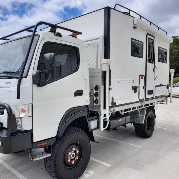 Big New Design Galvanized Sheet Slide in Trailer OEM Customized Truck Camper for 4 People