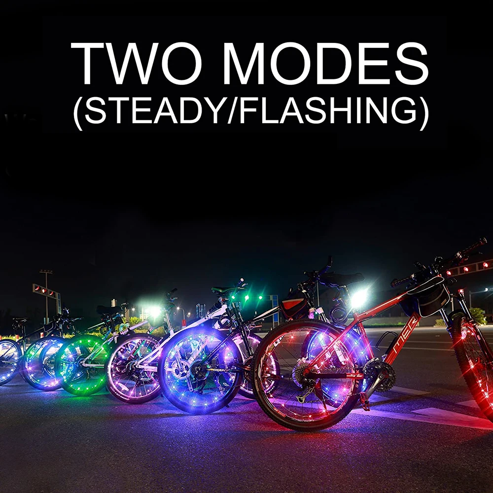 Superbsail Bicycle LED Light Tire Valve Cap Flash Light Mountain Road Bike Cycling Tyre Wheel Lights LED Neon Lamp Cover Wheel details