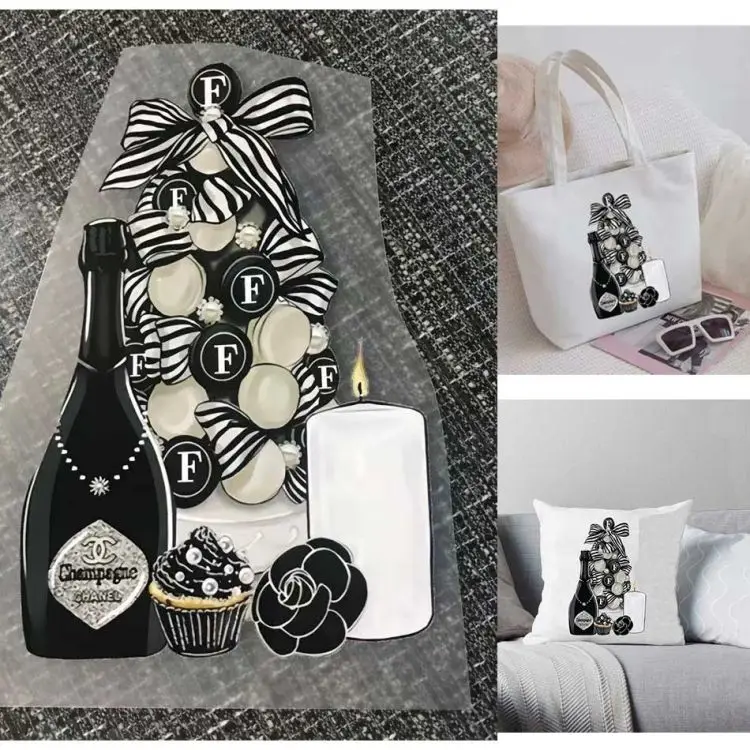 Custom Heat Seal Sticker Logo T Shirt Heat Press Sticker Pu Ready To