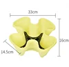 Four-petal basin [yellow]