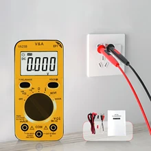Professional Pocket True RMS Digital Multimeter NVC VA25B Auto Range with LCD Display Voltage Current Resistance Diode Backlight
