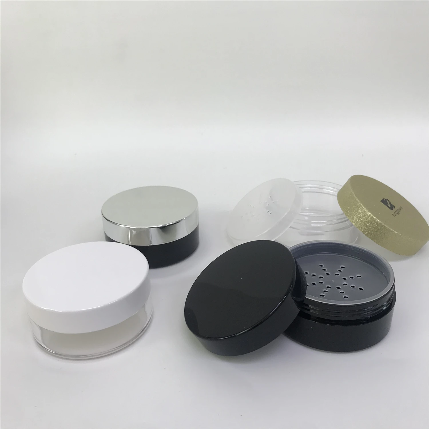 plastic powder puff containers, plastic powder puff containers