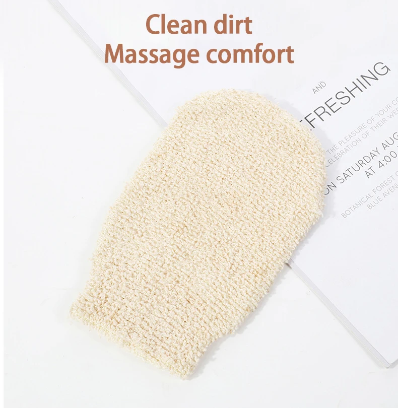 Eco Friendly Natural Fiber Exfoliating Bath Mitt Glove Jute Bath Sponge ...