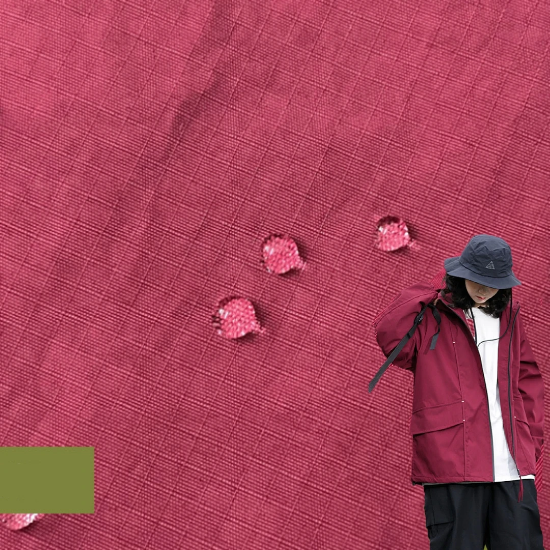 Нейлоновая водонепроницаемая ткань Taslan для уличной куртки