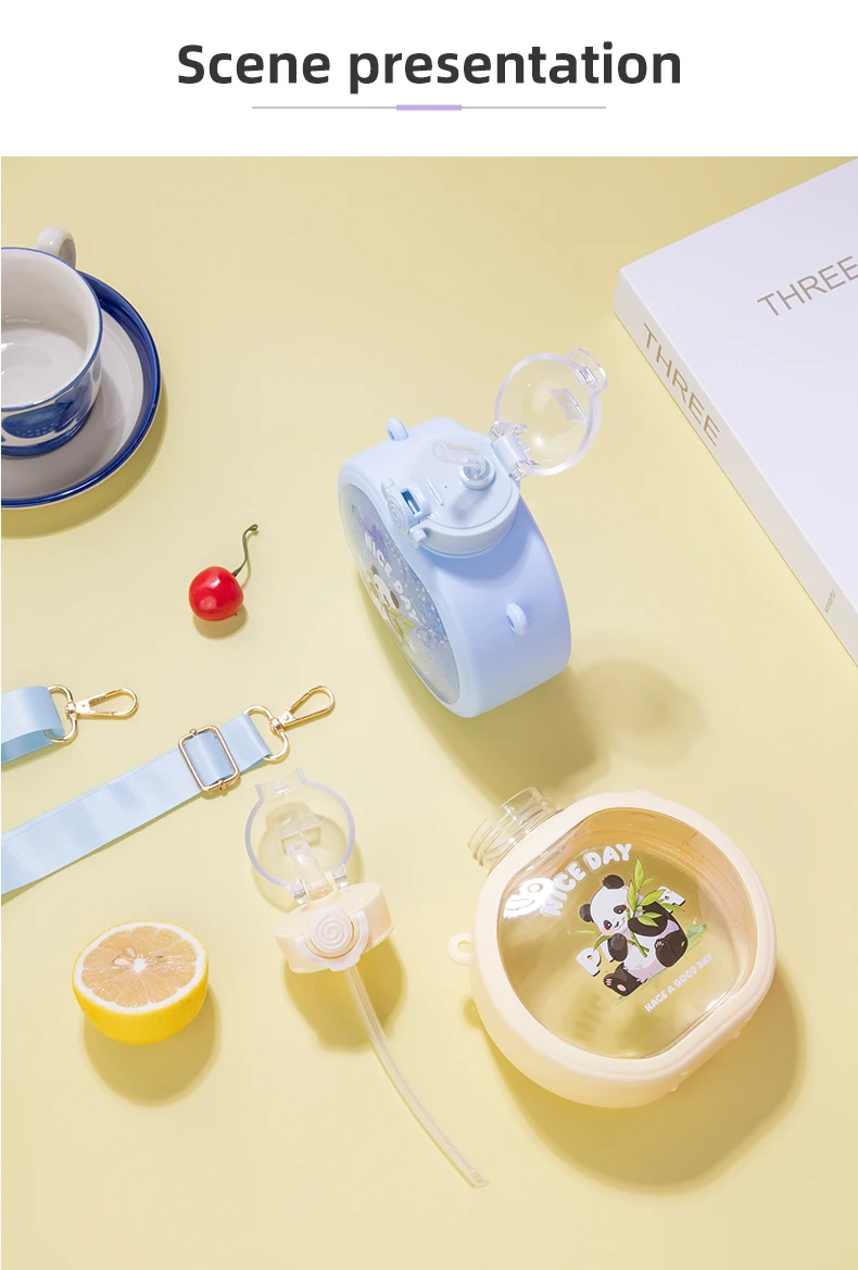 BPA-Free Large-Capacity Direct Drinking Water Bottle Children's High Value Plastic Drinkware for Outdoor Travel and School Use