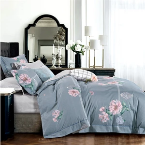 KOSMOS Luxury 100% Polyester Printed King Size Fitted Single Double Bed Cover Sheet Wholesale
