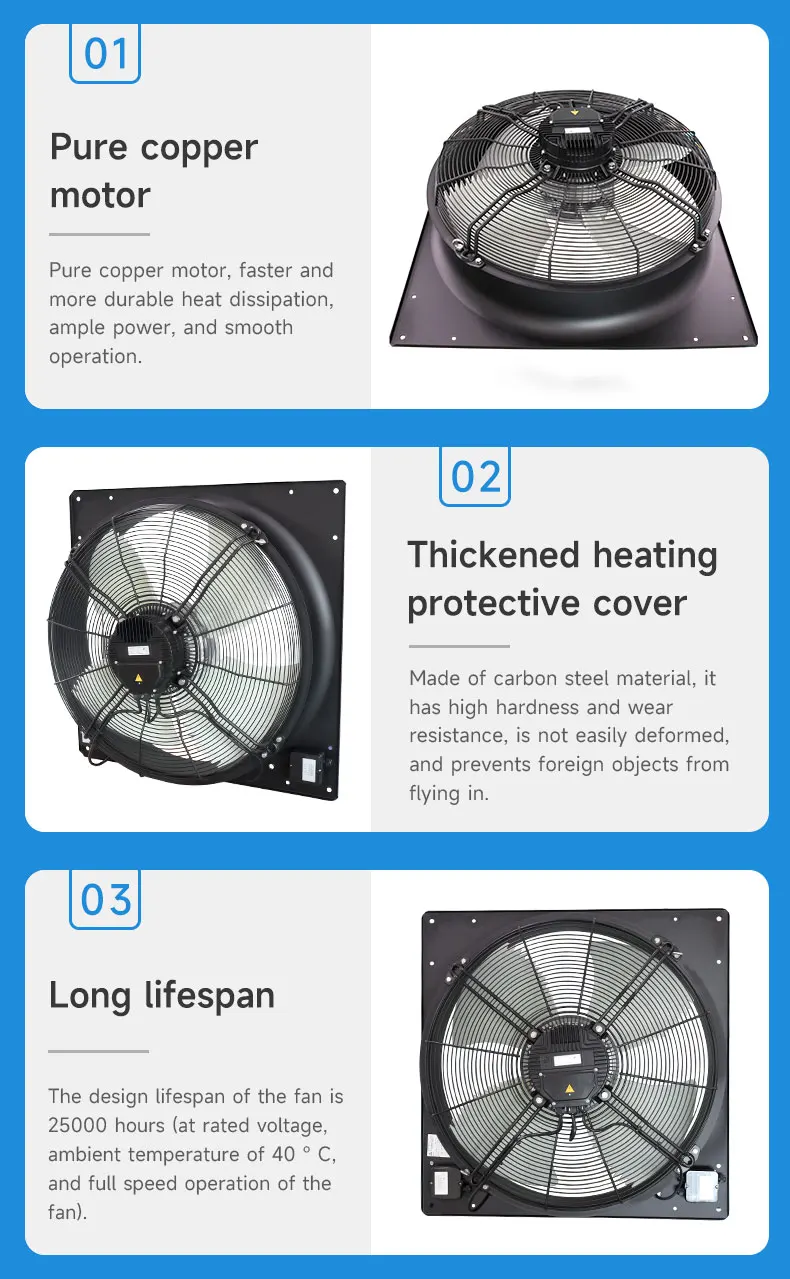 Axial Flow Fan, 800mm, 19000m/h, Plastic - detail 8
