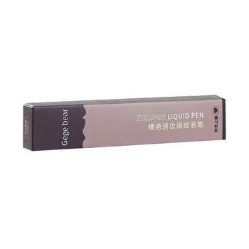Gege bear Wholesale Organic Long Last Soft Ultra Precise Quickly Dry Matte Ultra Fine Black Eyeliner Pen