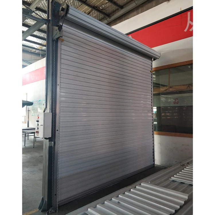 High Quality Manual Self Storage Roll Up Shutter Doors With Lock supplier