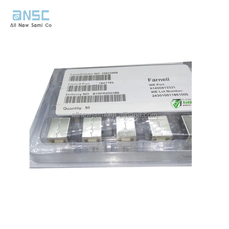 Hot sale Original 61400413321 Connector CONN RCPT USB2.0 4POS VERT USB-B USB 2.0 Receptacle Connector 4 Position Through Hole