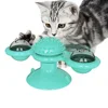 LED Interactive Cat Spinning Toy - Blue