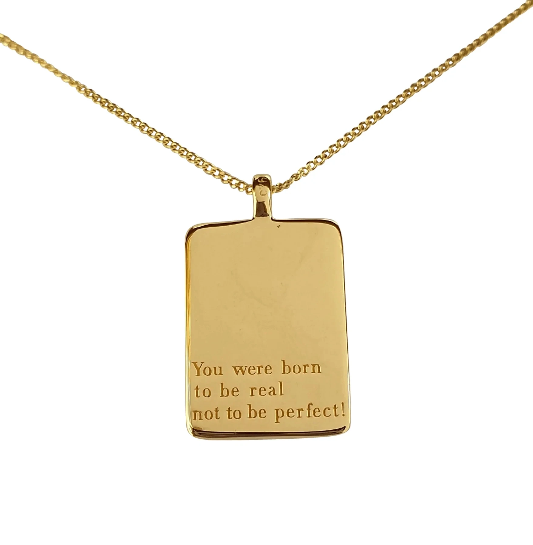 Personalized Women Abstract Body Image 18K Necklaces Stainless Steel Gold Custom Name Engraved Necklace
