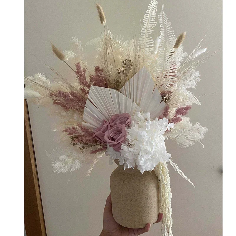 Fiore essiccato conservato secchi coda di coniglio erba grande coda di conigliet