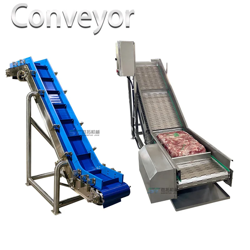 Climbing Conveyor Biomass Particle Conveyor Skirt bar Lifting Feeder Peanut Belt Conveyor
