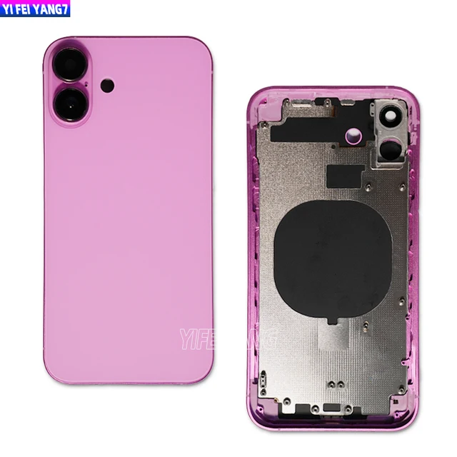 XR Like 16 Pro Housing Compatible for iPhone for Apple DIY Back Cover Housing Battery Middle Frame Bar Design Upgraded XR 16p