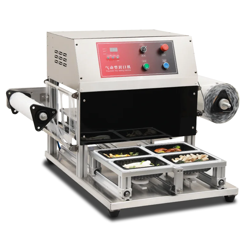 Tabletop Food Containers Tray Sealing Machine Fresh Sealing Equipment Fruit Container Sealing Machine