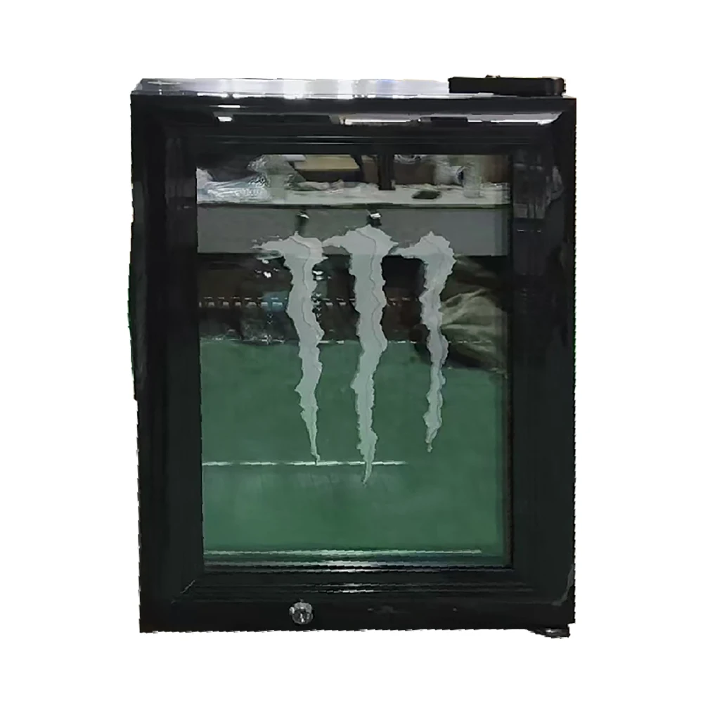 冷蔵庫・冷凍庫 Monster Energy Drink Black Mini Fridge Monster Energy Drink Mini Fridge Black Pub Home Garden Garage