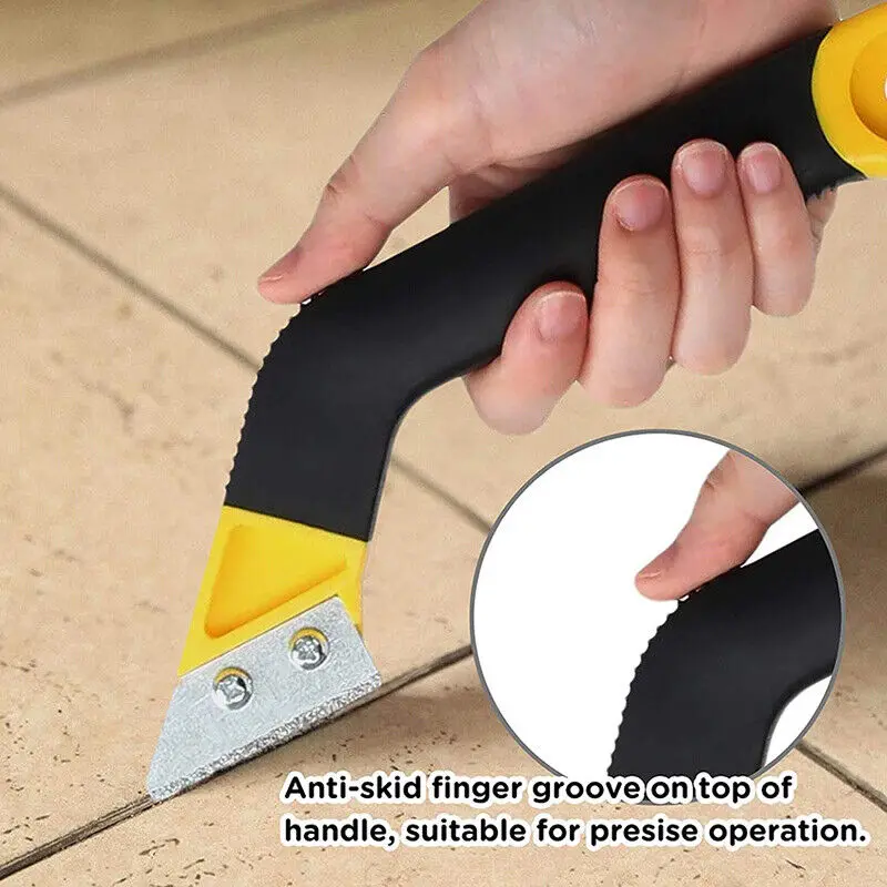 Grout Remover Tile Saw Angled Grout Rake Tool For Tile Cleaning Sturdy Angled Grout Scraping 4396