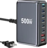 เครื่องชาร์จ 500W 6C2A สีเทา