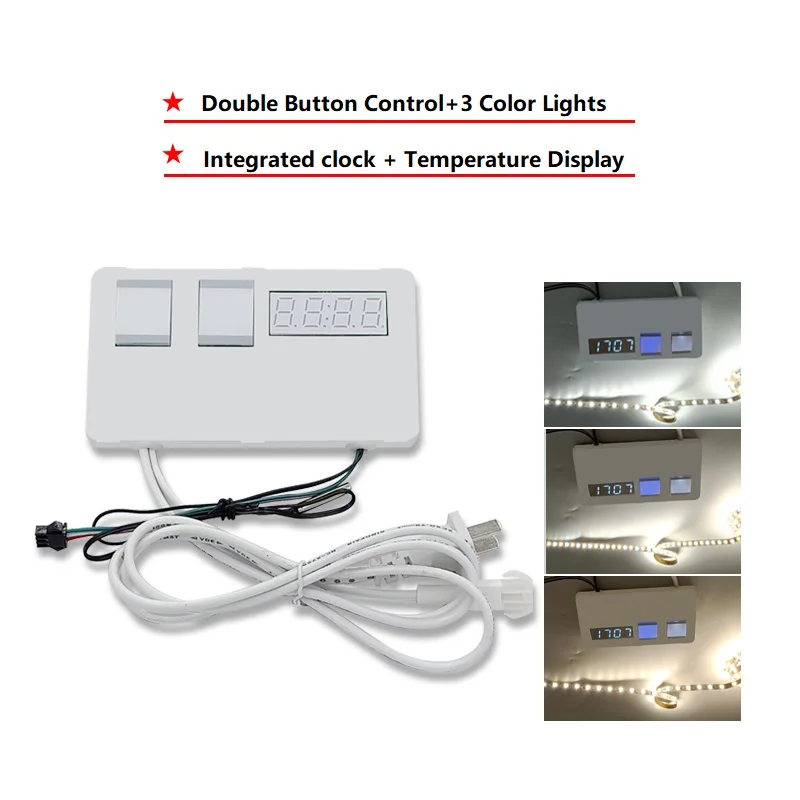 Cheap Price 12v Capacitive Led Dimmer Mirror Tmini led light mirror touch sensor switch For Bathroom factory