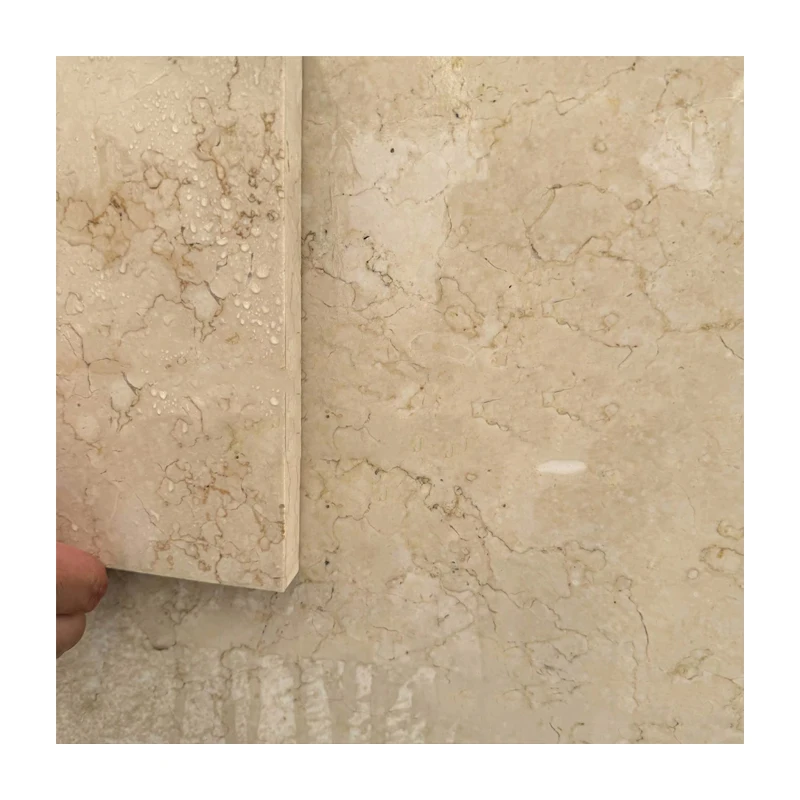 Egyptian Beige Modern Style Polished Lyme Natural Limestone Tile Interior Exterior Whole House Decoration Wall Outdoor Villa