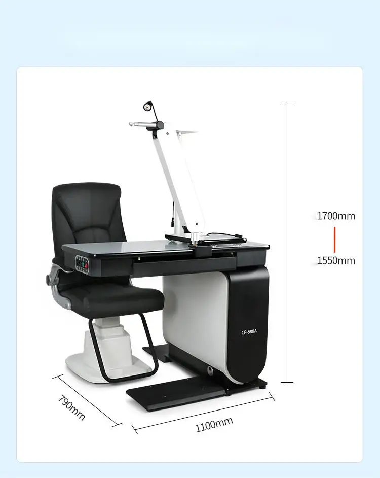 Rightway Brand Ophthalmology Equipment Table and Chair Complete Ophthalmic Refraction Units Price