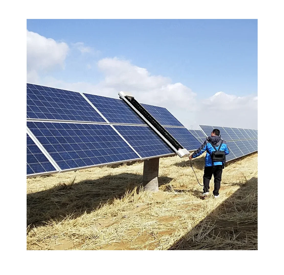 Solar Panel Water Dry Washing PV Module Clean Machine Automatic Solar Panel Cleaning Robot for Solar Energy System