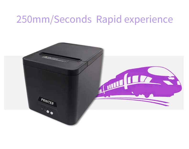 thumbnail image 2 of 80mm USB Thermal POS Receipt Printer With Auto Cutter - Includes Cash Drawer Connection 2 of 5
