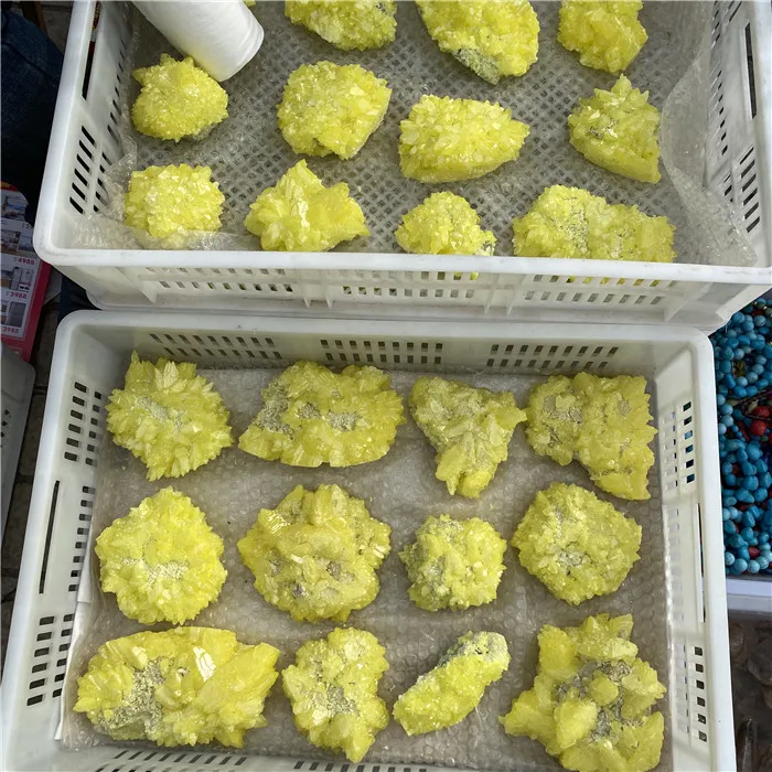 鉱物標本癒し石硫黄天然硫黄クリスタルクラスター| Alibaba.com