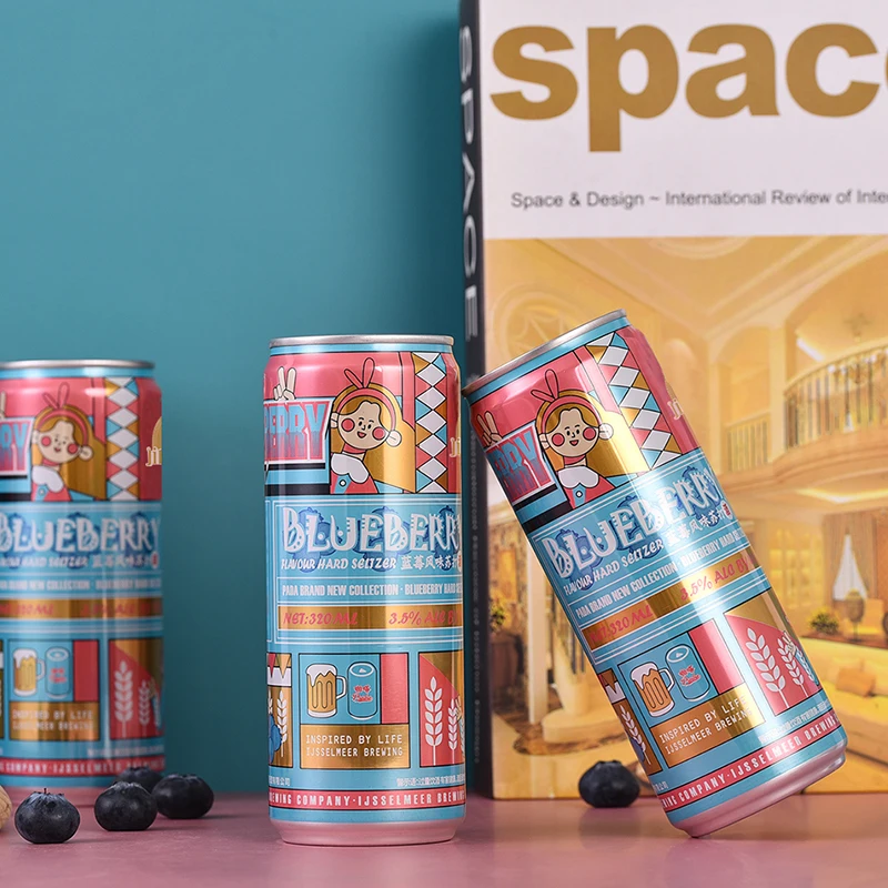 OEM Service for Fruit Beer 330ml 500ml Flavoring Premium Fruit Flavor Beers Grapefruit Pineapple Varieties Manufactured in China
