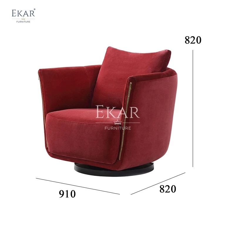 product new design living room fabric leisure chair single chair-65