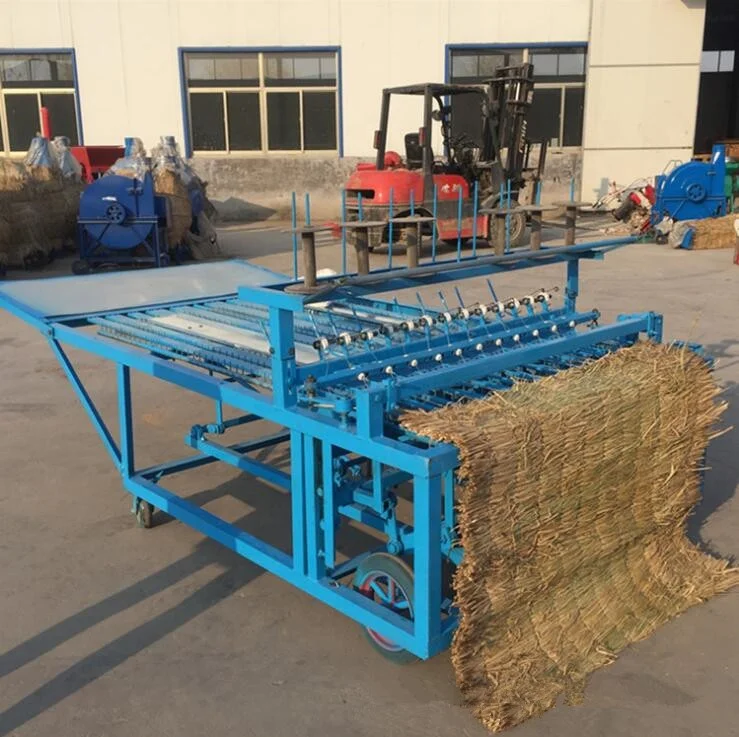 New Design Straw Mat Maker Machine\ Coconut Fiber Knitter Machine Automatic Rice Straw Grass Weaving Machine