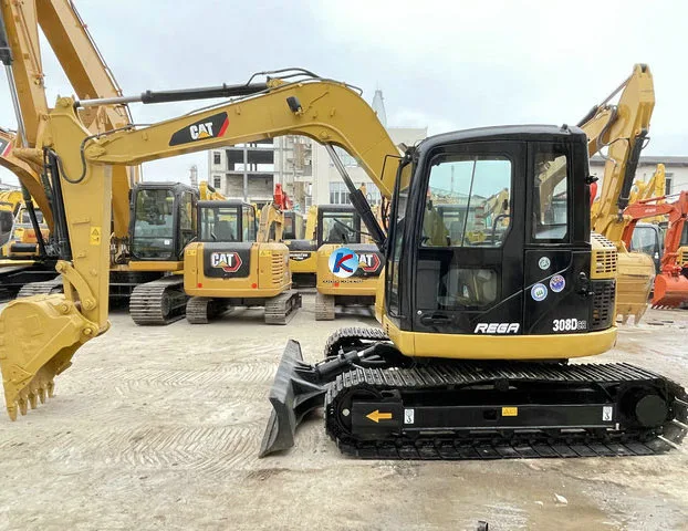 Zero Round Tail Backhoe 8 Ton Excavadora Used Excavator Cat 308c Second ...