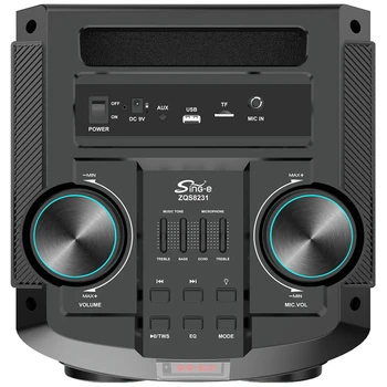 ZQS8231 Portable PA System - Dual 8 Inch Trolley Speaker