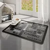 Double-sided leather pet mat - dog mealtime