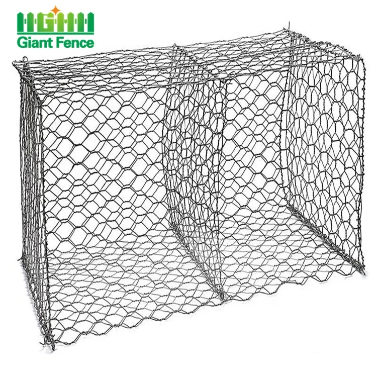 Galvanized Sustainable Hexagonal Pvc Coated Galfan Gabions Woven Gabion ...