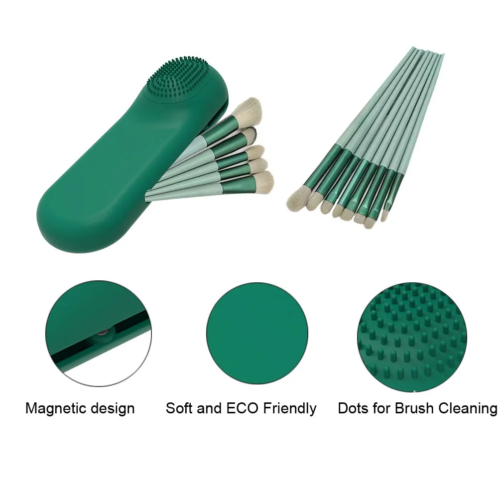 Уличная многоразовая Мягкая силиконовая дорожная сумка с логотипом на заказ для кистей макияжа Женская косметическая сумка-держатель косметических и