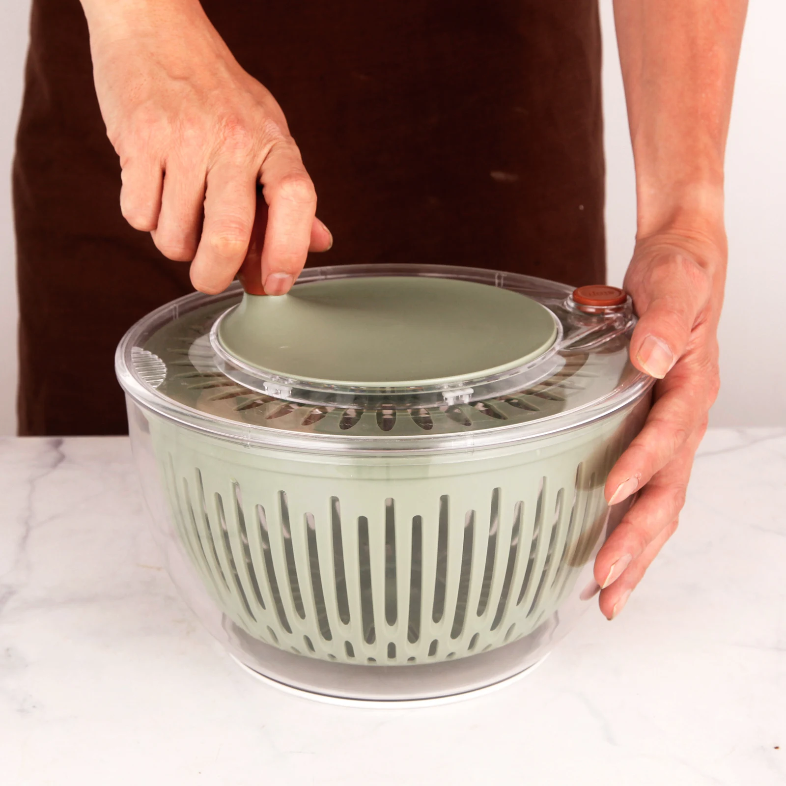 Electric Salad Spinner – Large 4.75L Veggie Washer & Dryer, Dishwasher Safe, BPA Free, Super Easy To Use