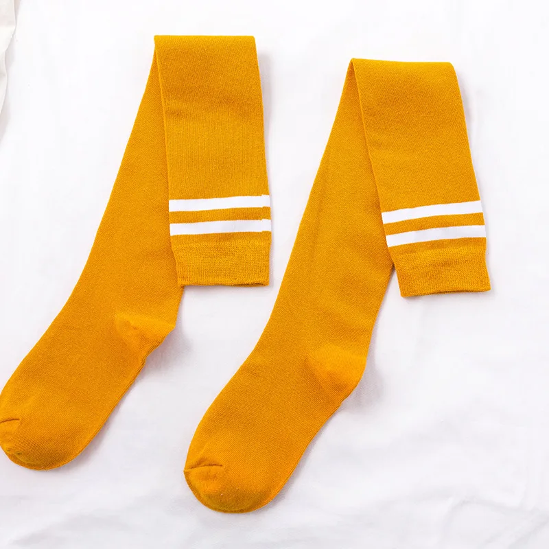 ODM Custom Design Knee High Cotton School Socks for Women High Quality Hosiery Transparent Feature Solid White Color Logo Body