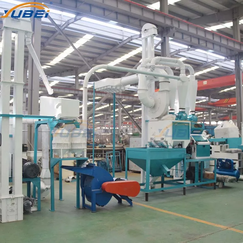 Automatic Commercial Completed Set 10 Ton Per Day Corn Flour Maize Flour Milling